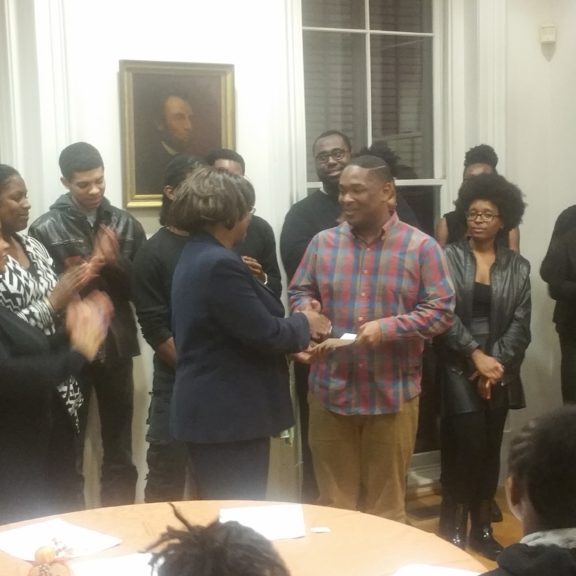 Performance by the HU Community Choir at Thanksgiving Potluck